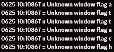 Unkown Window Flag